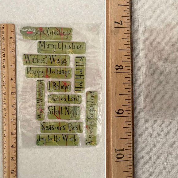 Creating Keepsakes Christmas Scrapbook Kit New Red Green White Gold - Picture 6 of 16